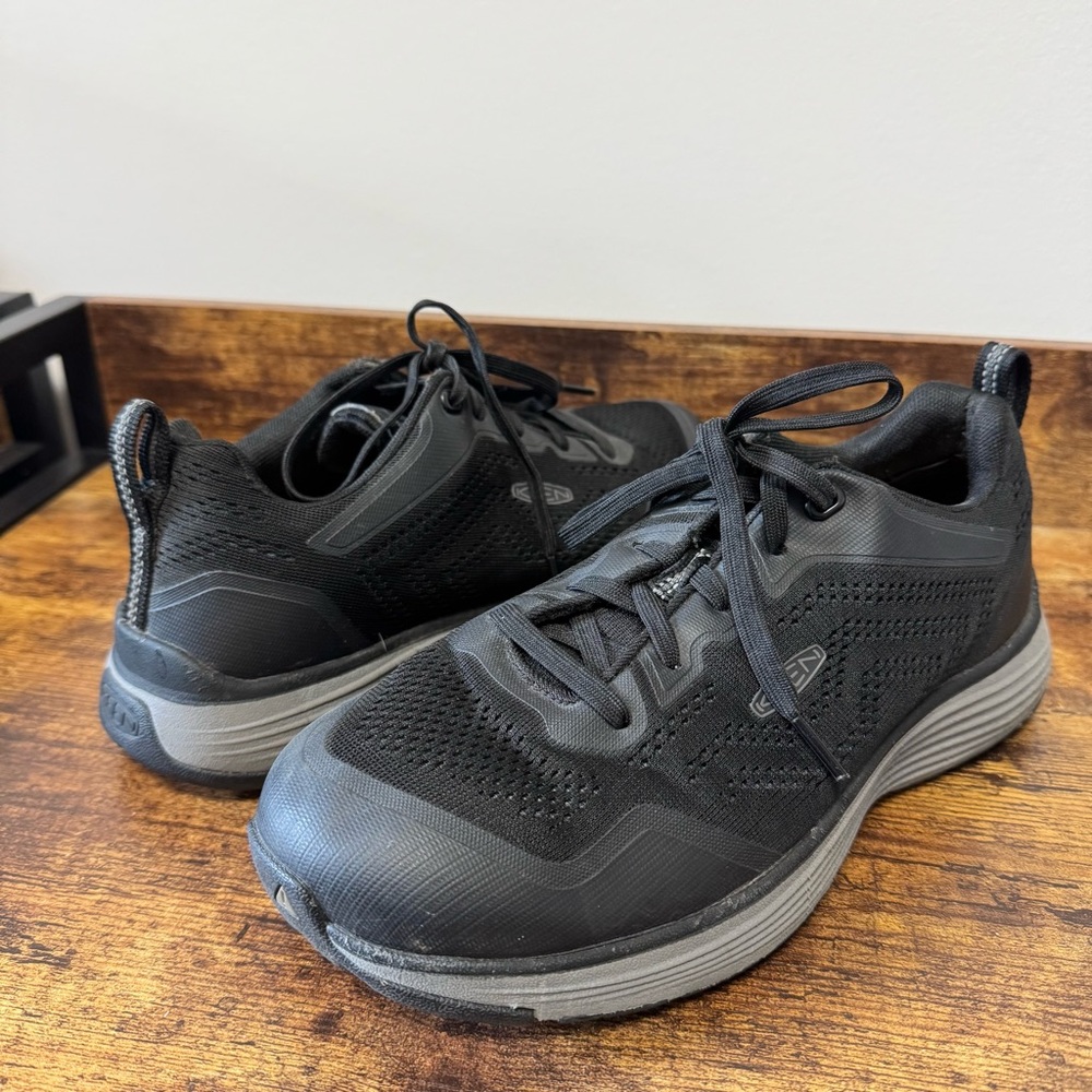 Keen Women's Utility Sparta‎ 2 Low Alloy Toe Work Shoes Black Size 8.5